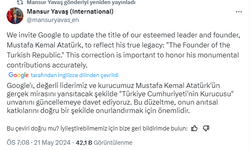Mansur Yavaş'tan, Google'a 'Atatürk' çağrısı!