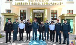 Kazakistan Milli Muhafızları Genel Komutan Yardımcısı Sadykovich Jandarma Genel Komutanlığında