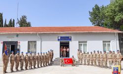 Korgeneral Hüseyin Kurtoğlu, Çanakkale Jandarma Eğitim Merkez Komutanlığı'nı ziyaret etti