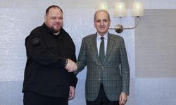 TBMM Başkanı Kurtulmuş Ukrayna Meclis Başkanı ile görüştü