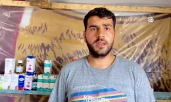 Filistinli eczacı Refah'ta "çadır eczane" açtı