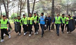 Başkan Eren Ali Bingöl Bingöl, gençlerle orman temizliği yaptı