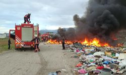 Hurdacılar sitesinde korkutan yangın