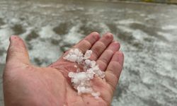 Kastamonu’da dolu yağdı