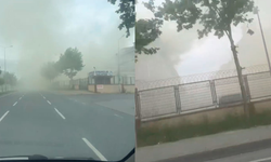Başakşehir'de sanayide korkutan yangın