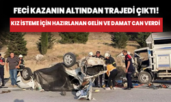Burdur'da trajik kaza! Gelin ve damat adayı can verdi