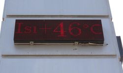 Antalya'da termometreler 46 dereceyi gösterdi