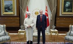 Cumhurbaşkanı Erdoğan, Diyanet Başkanı ile bir araya geldi