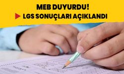 LGS sonuçları açıklandı