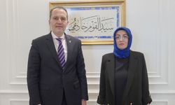 Fatih Erbakan, Sinan Ateş'in eşi Ayşe Ateş ile görüştü
