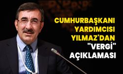 Cumhurbaşkanı Yardımcısı Cevdet Yılmaz'dan "vergi" açıklaması