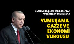 Cumhurbaşkanı Erdoğan'dan Kurban Bayramı mesajı! Ekonomi, Gazze ve yumuşama vurgusu yaptı
