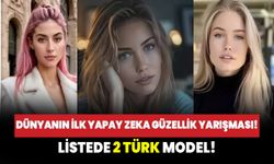 Dünyanın ilk yapay zeka güzellik yarışması!  Listede 2 Türk model!