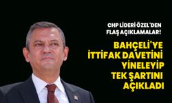 CHP Lideri Özgür Özel'den flaş açıklamalar! Devlet Bahçeli'ye ittifak davetini yineleyip tek şartını açıkladı