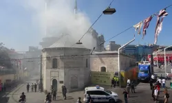 Taksim Meydanı'ndaki yangın, paniğe neden oldu!