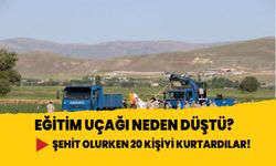 Eğitim uçağı neden düştü? Şehit olurken 20 kişiyi kurtardılar!