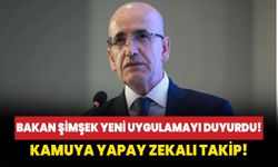 Bakan şimşek yeni uygulamayı duyurdu! Kamu harcamalarına yapay zekalı takip!