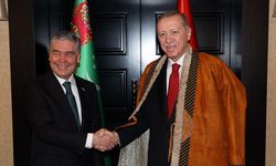 Cumhurbaşkanı Erdoğan, Türkmenistan lideri ile görüştü