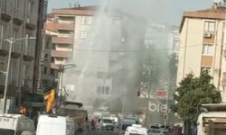 Bayrampaşa’da iş makinesi su borusunu böyle patlattı