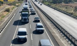 Tekirdağ-İstanbul karayolunda trafik yoğunluğu