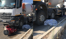 Beton mikseri ile çarpışan motosikletteki 2 kişi öldü