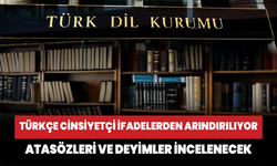 Türkçe, cinsiyetçi ifadelerden arındırılacak