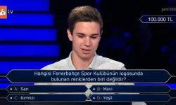 Fenerbahçeli yarışmacı, Fenerbahçe sorusu ile elendi