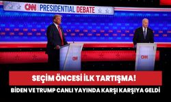 Seçim öncesi ilk tartışma! ABD başkan adayları Biden ve Trump canlı yayında  karşı karşıya geldi