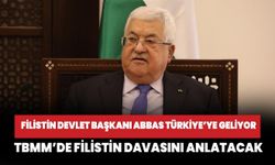 Filistin Devlet Başkanı Abbas Türkiye'ye geliyor!  TBMM'de Filistin davasını anlatacak