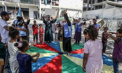 UNRWA çalışanları, saldırılardan etkilenen çocuklar için etkinlik düzenledi