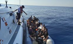 Fethiye açıklarında 73 düzensiz göçmen yakalandı