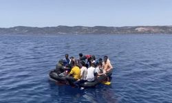 Ayvacık açıklarında 56 kaçak göçmen kurtarıldı