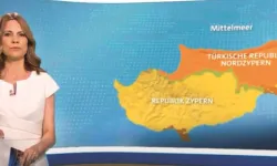 Alman Televizyonu KKTC haritasını yayınladı, Rum basını çıldırdı