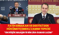Fatih Erbakan ve Mustafa Destici'den hükümete emekli maaşı tepkisi