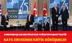 Cumhurbaşkanı Erdoğan'dan NATO zirvesinde kritik görüşmeler