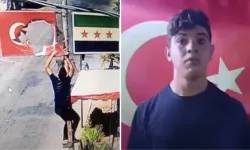 Suriye'de Türk bayrağını indiren provokatör yakalandı