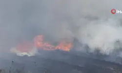İstanbul Hadımköy'de otluk alanda yangın