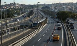 Haliç Köprüsü'nün Kadıköy istikameti trafiğe kapandı