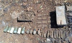 Pençe-Kilit bölgesinde  teröristlere ait çok sayıda mühimmat ele geçirildi