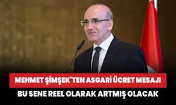 Hazine ve Maliye Bakanı Mehmet Şimşek: "Asgari ücret bu sene reel olarak artmış olacak"