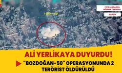 Ali Yerlikaya duyurdu!  "Bozdoğan-50" operasyonunda 2 terörist öldürüldü