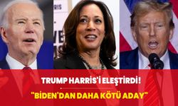 Trump Harris'i eleştirdi! "Biden'dan daha kötü aday"