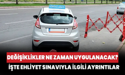 İşte ehliyet sınavı ile ilgili detaylar! Ne zaman yürürlüğe girecek?