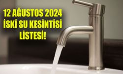 İSKİ SU KESİNTİSİ! 12 Ağustos 2024 Pazartesi günü İstanbul su kesintisi SORGULAMA!