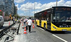 D-100 kara yolunda yol çalışması: Trafik kilitlendi!