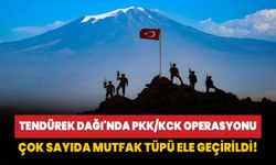 Tendürek Dağı'nda PKK/KCK operasyonu: Çok sayıda mutfak tüpü ele geçirildi!