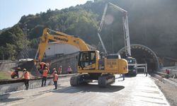 Bolu Dağı Tüneli'nde heyelan riskini ortadan kaldırma çalışmaları!