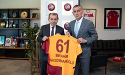 Dursun Özbek'ten TFF Başkanı Hacıosmanoğlu'na ziyaret