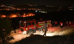 Ankara'da atılan havai fişek yangına sebep oldu