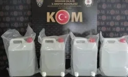 Kargo firmasına operasyon! 20 litre etil alkol yakalandı!